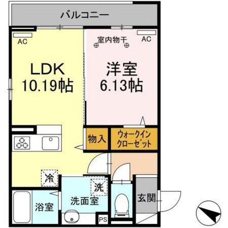 コンフォート下小鳥の物件間取画像